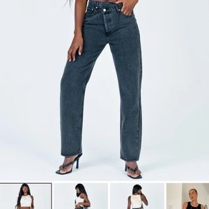 Princess Polly criss cross jeans